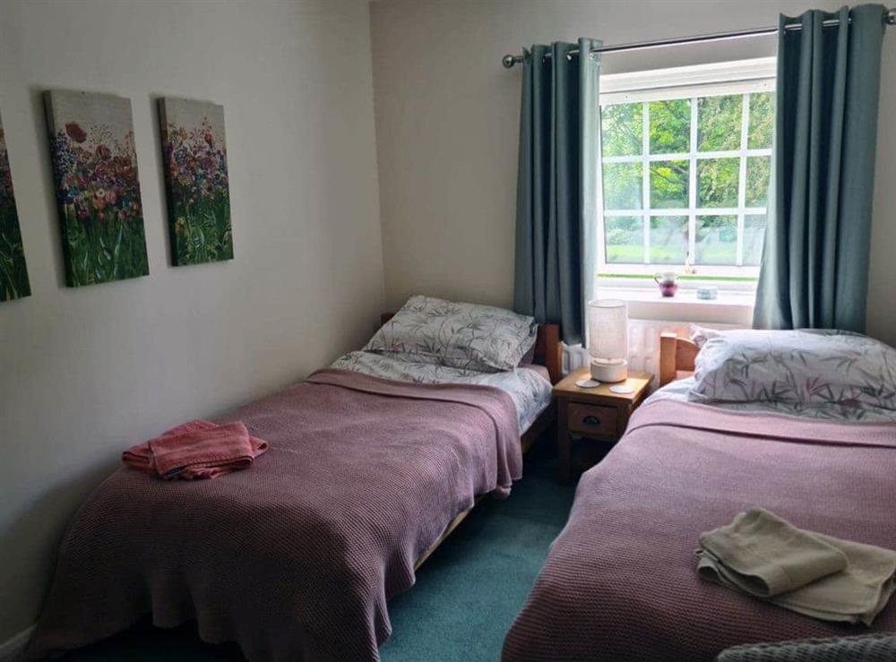 Twin bedroom at Beck Cottage in Colby, Appleby-In-Westmorland, Cumbria
