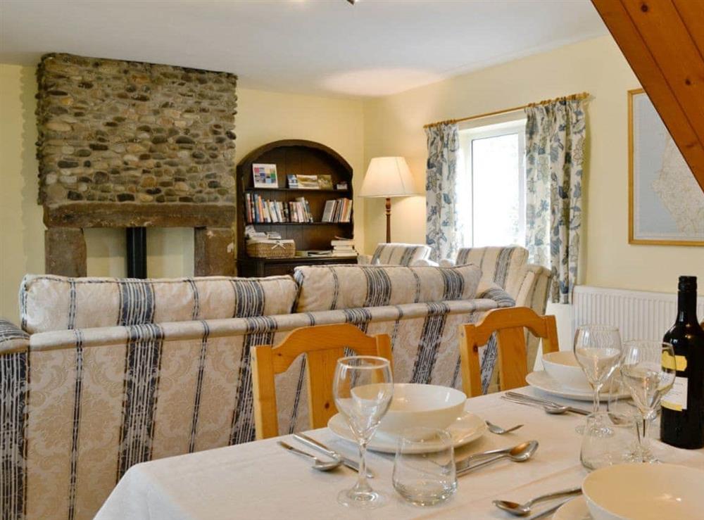 Delightful dining area at Beck Cottage in Croasdale, near Ennerdale Lake, Cumbria