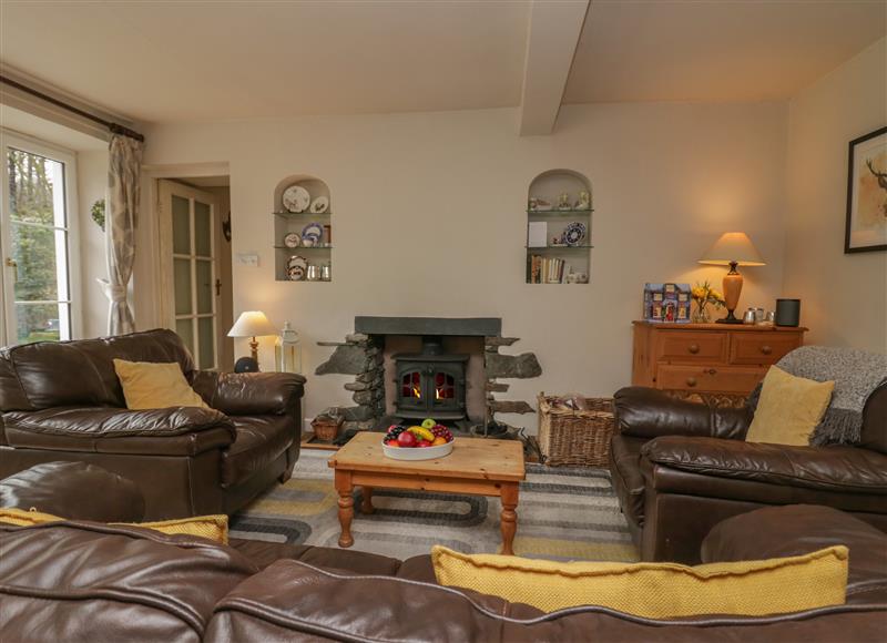 The living area at Beck Cottage, Satterthwaite