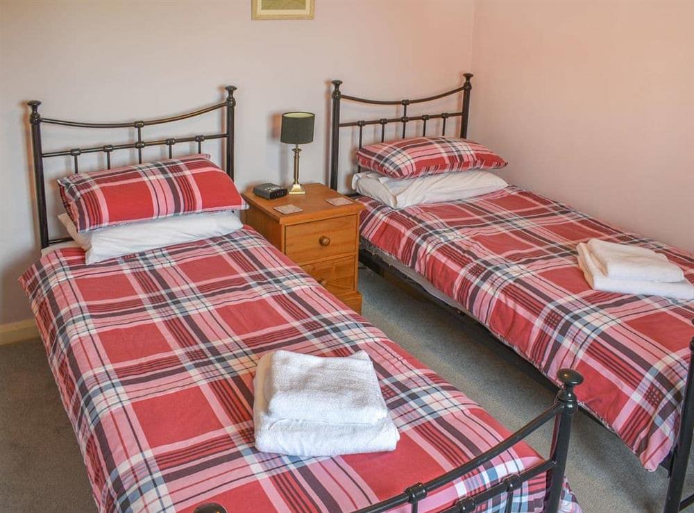 Twin bedroom at Beck Cottage in Thirsk, North Yorkshire