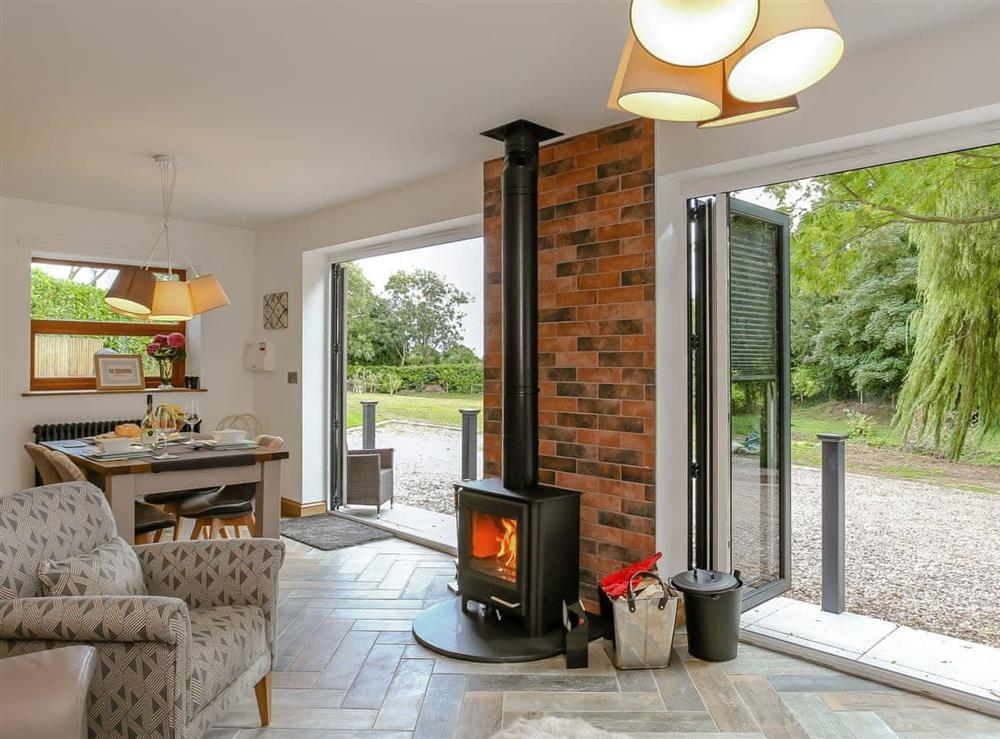 Bi-folding doors at Beck View in Welton le Marsh, near Burgh le Marsh, Lincolnshire