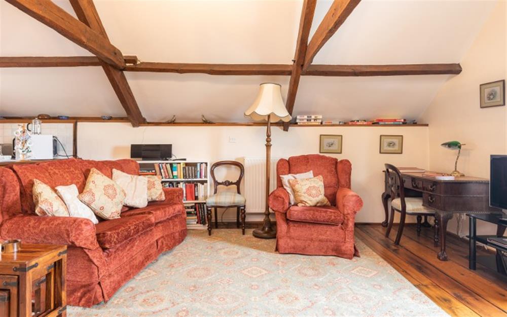 Enjoy the living room at Beckaford Cottage in Manaton