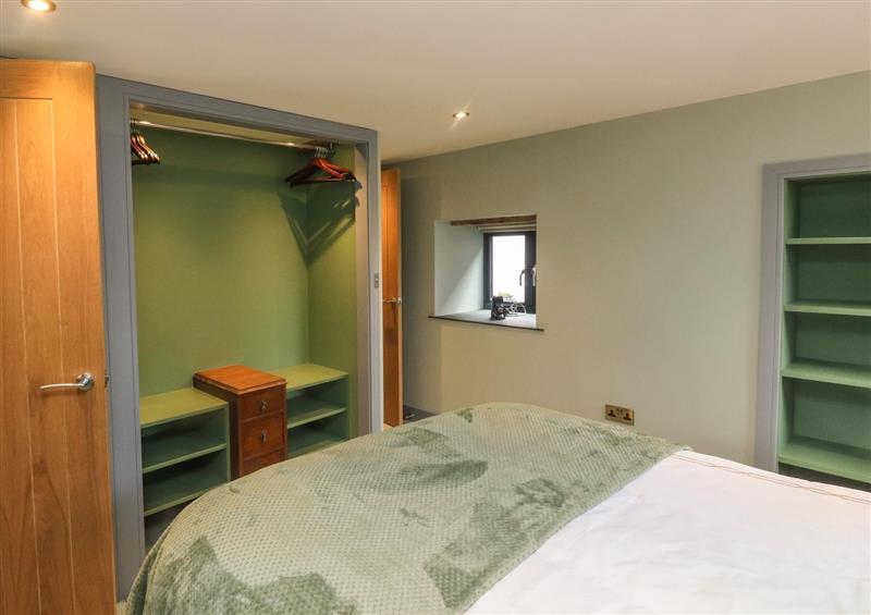 One of the bedrooms at Beckets Barn, Northlew