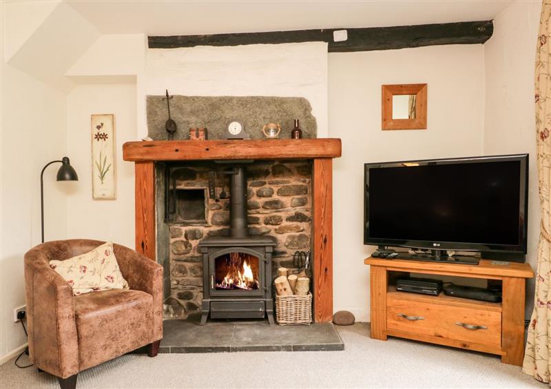 The living room at Beckfold Cottage, Seathwaite near Broughton-In-Furness