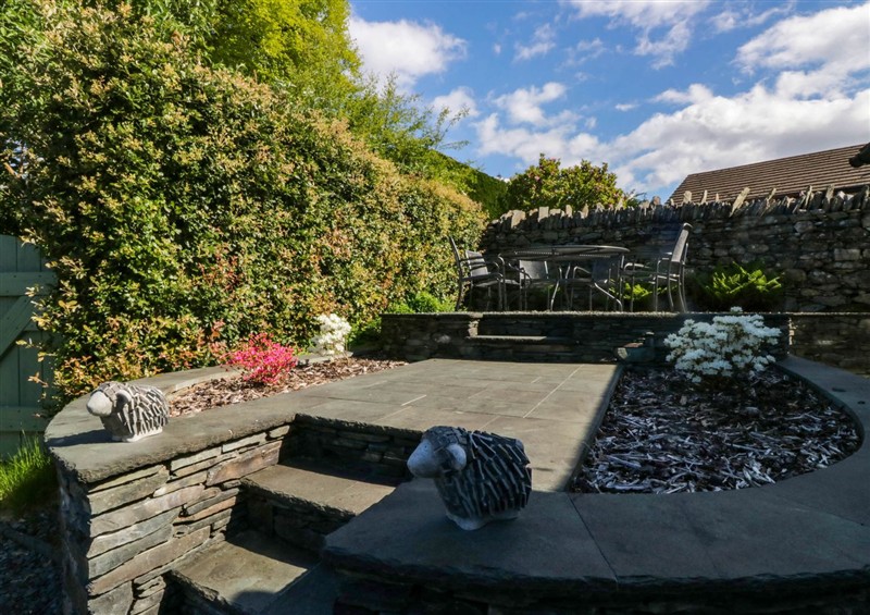 This is the garden at Beckside, Ambleside