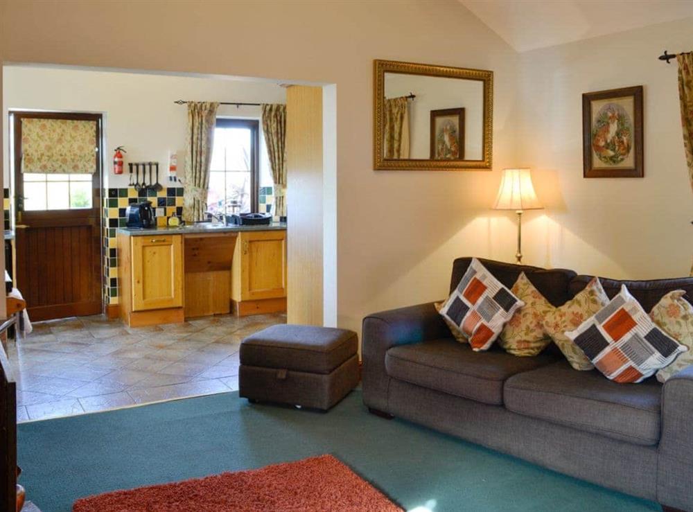 Spacious living room at Beckside in Arkleby, Cumbria