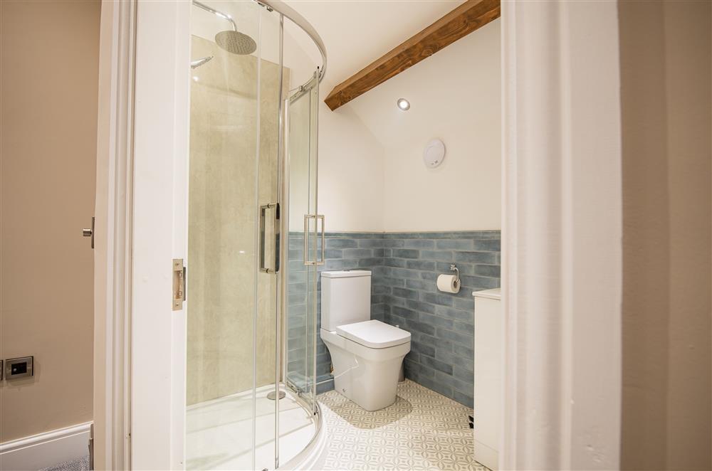 First floor: En-suite shower room  at Beckside at Ribba Hall Farm, Nr Leyburn, North Yorkshire