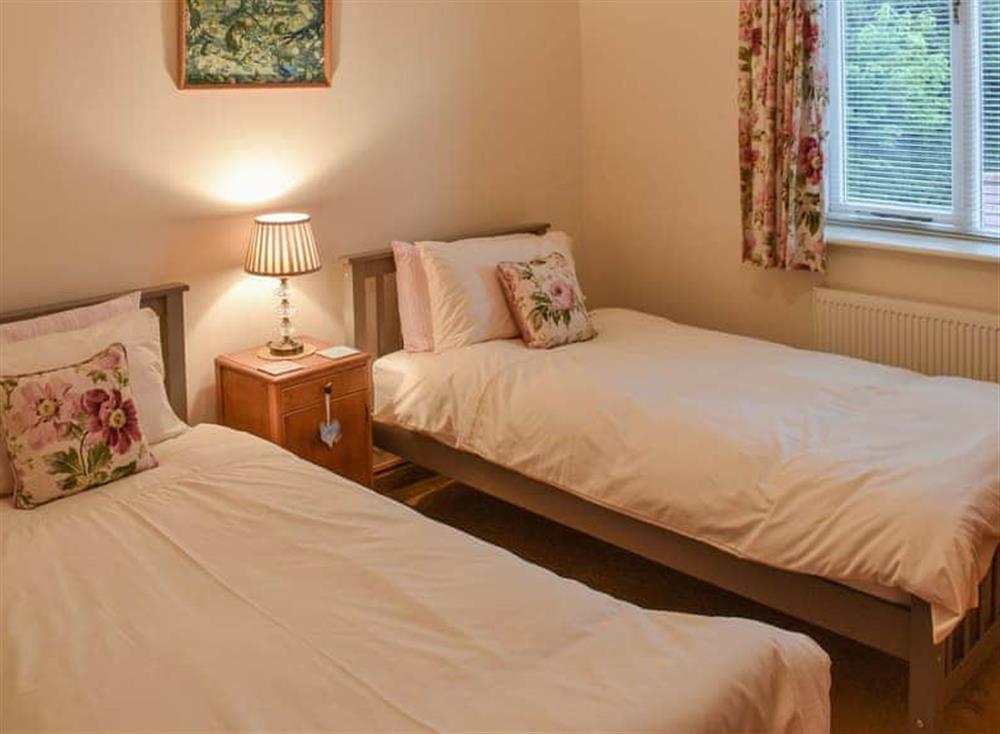 Twin bedroom at Beckside Cottage in Bishop Monkton, near Ripon, North Yorkshire