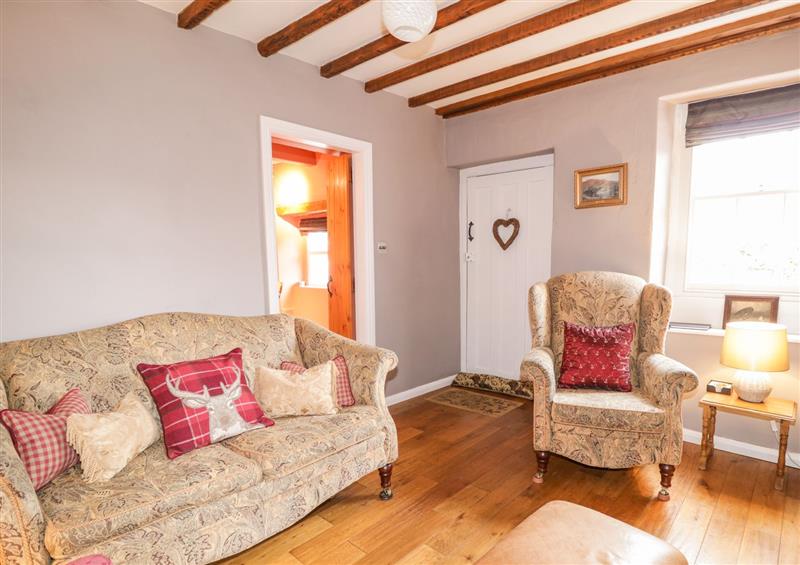 The living area at Beckside Cottage, Caldbeck