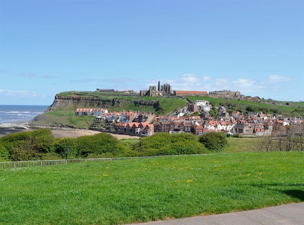 Whitby View at Beckside Cottage in Great Fryupdale, North Yorkshire., Great Britain