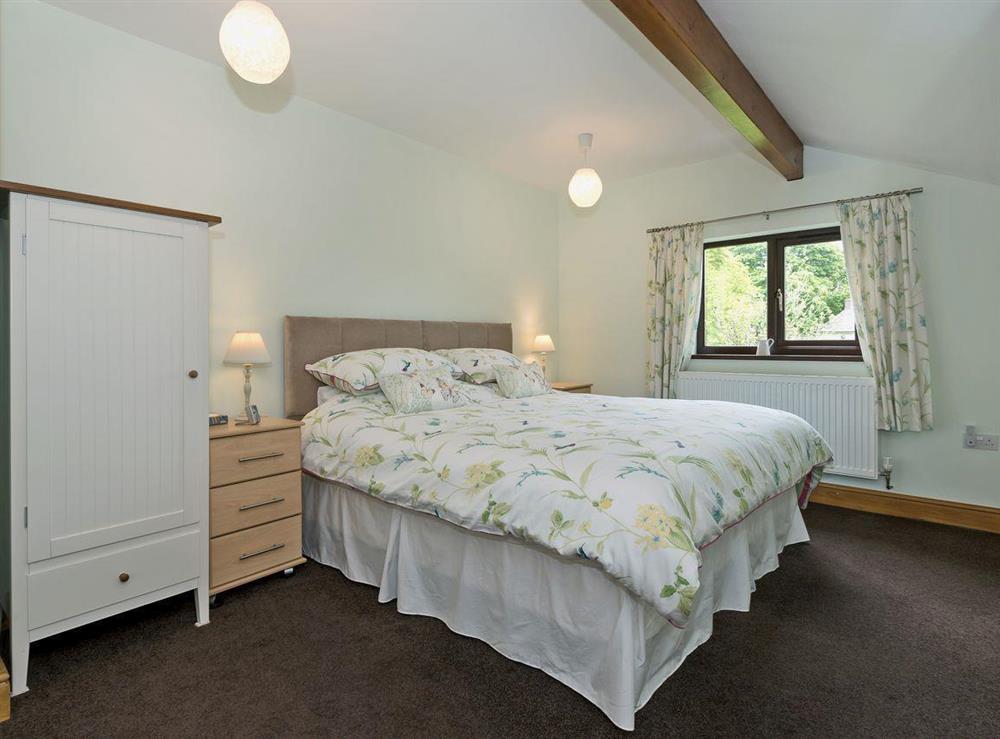 Comfortable double bedroom at Beckside Cottage in Orton, near Appleby, Cumbria