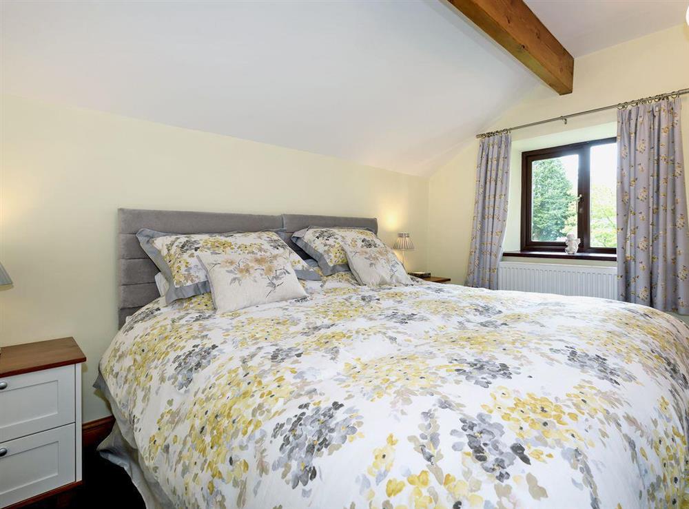 Elegant double bedroom at Beckside Cottage in Orton, near Appleby, Cumbria
