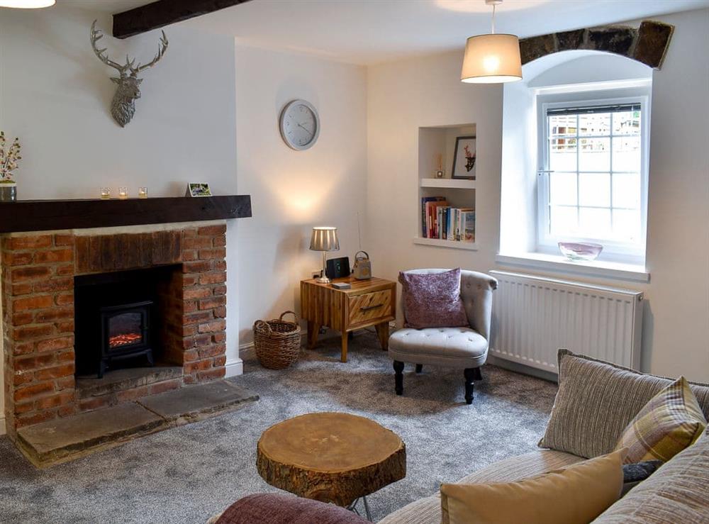 Living room at Beckside Cottage in Silsden, West Yorkshire