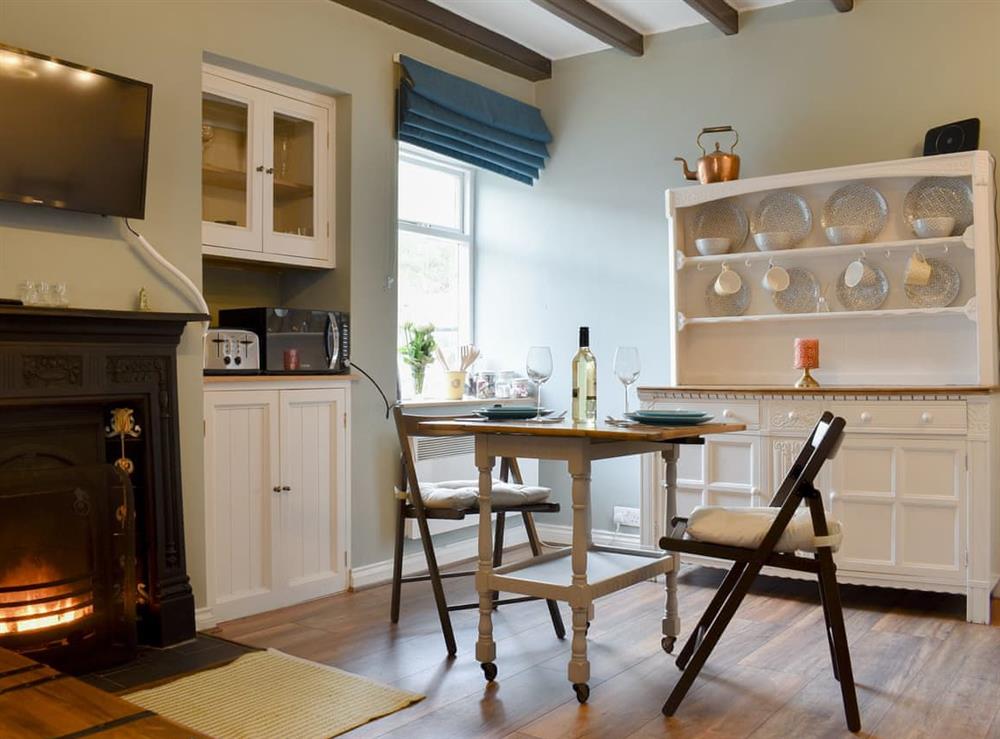 Dining Area at Beckview Cottage in Staithes , North Yorkshire