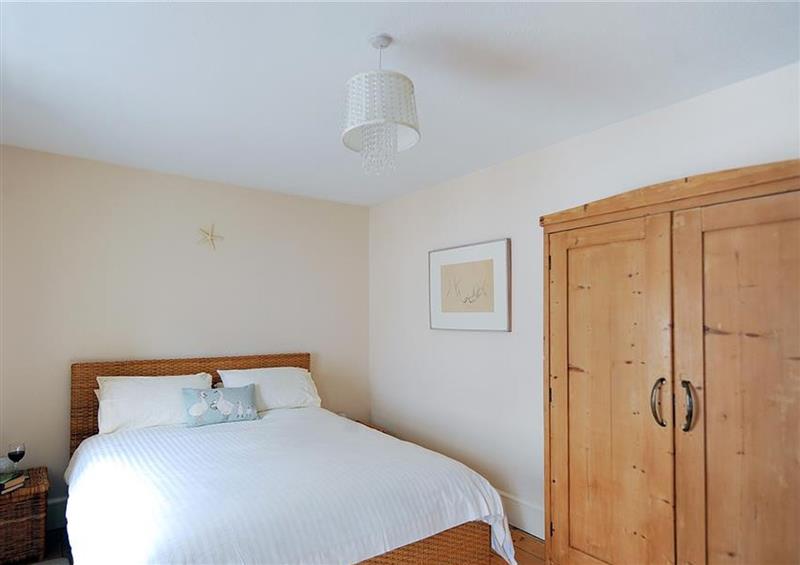 One of the 2 bedrooms at Bedrock, Lyme Regis
