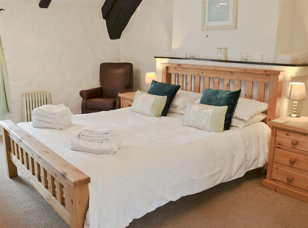 Double bedroom at Bee Bowl Cottage in Landcross, near Bideford, Devon