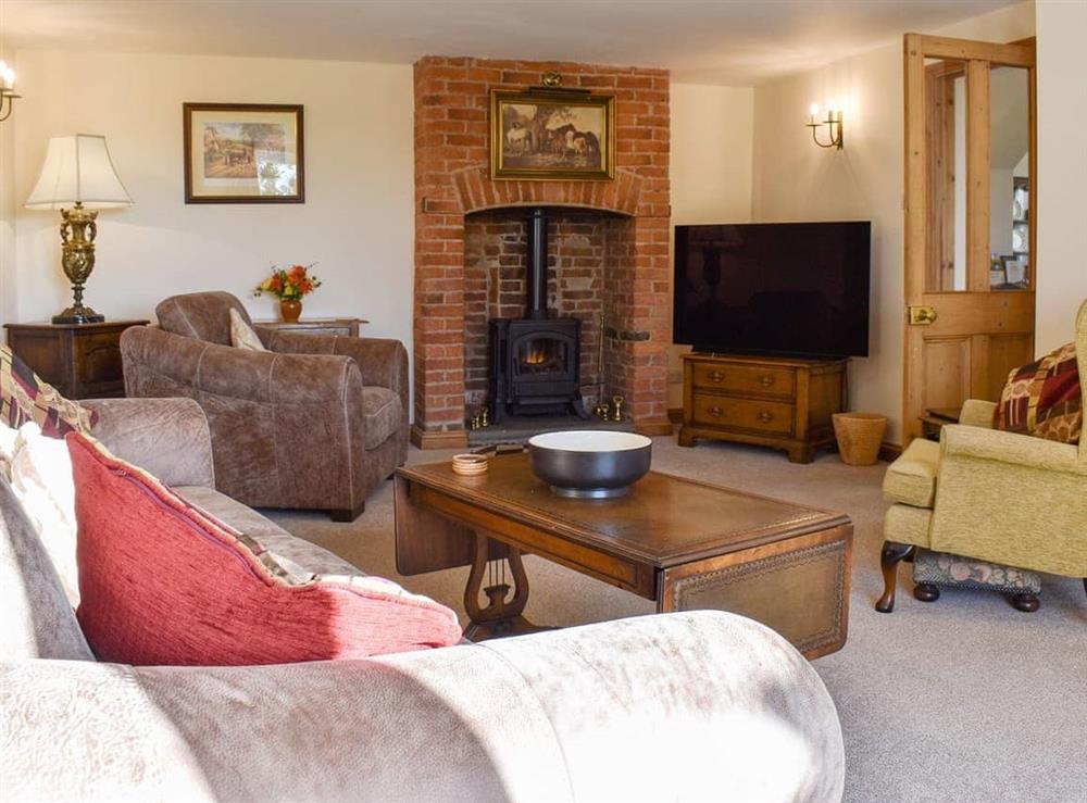 Living room at Beech Cottage in Ashbourne, Derbyshire