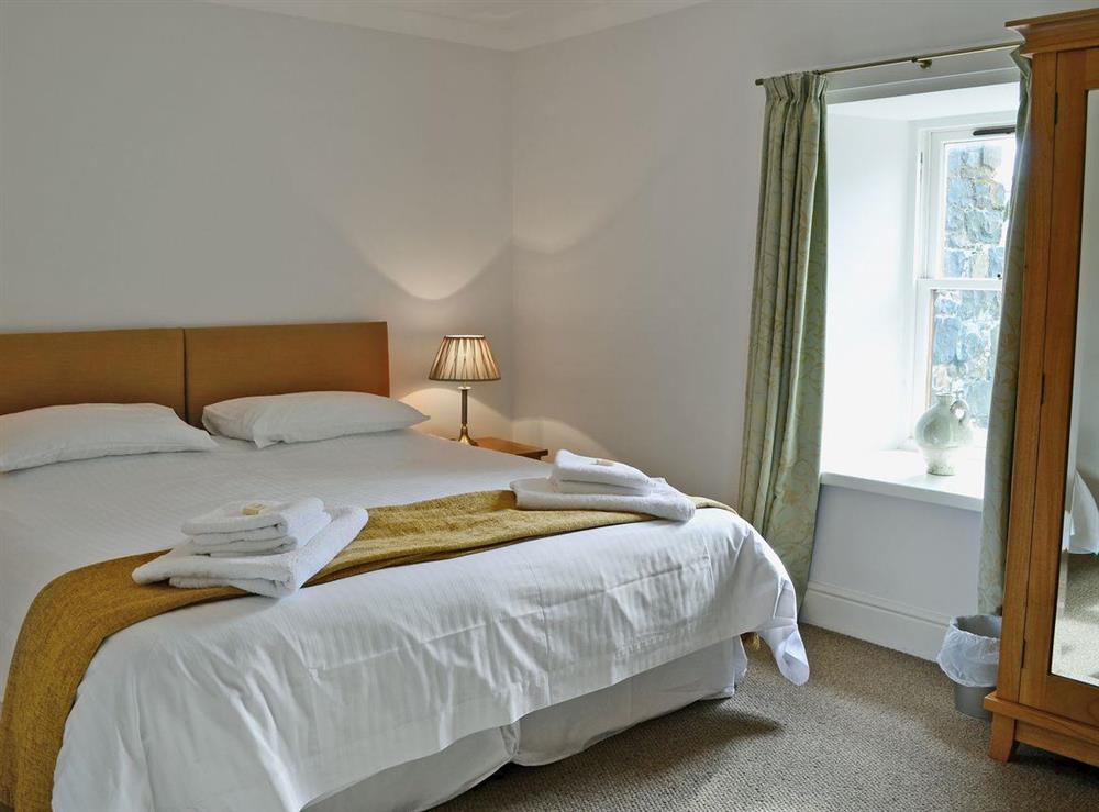 Comfortable double bedroom at Beech Cottage in Crawfordjohn, Nr Biggar, S. Lanarkshire., Great Britain