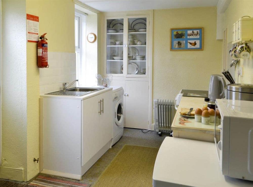 Kitchen and dining area at Beech Cottage in Hepple, Northumberland