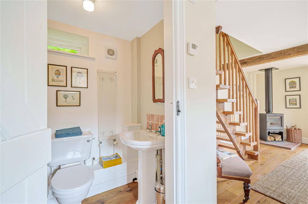 The ground floor cloakroom at Beech Cottage, Honiton