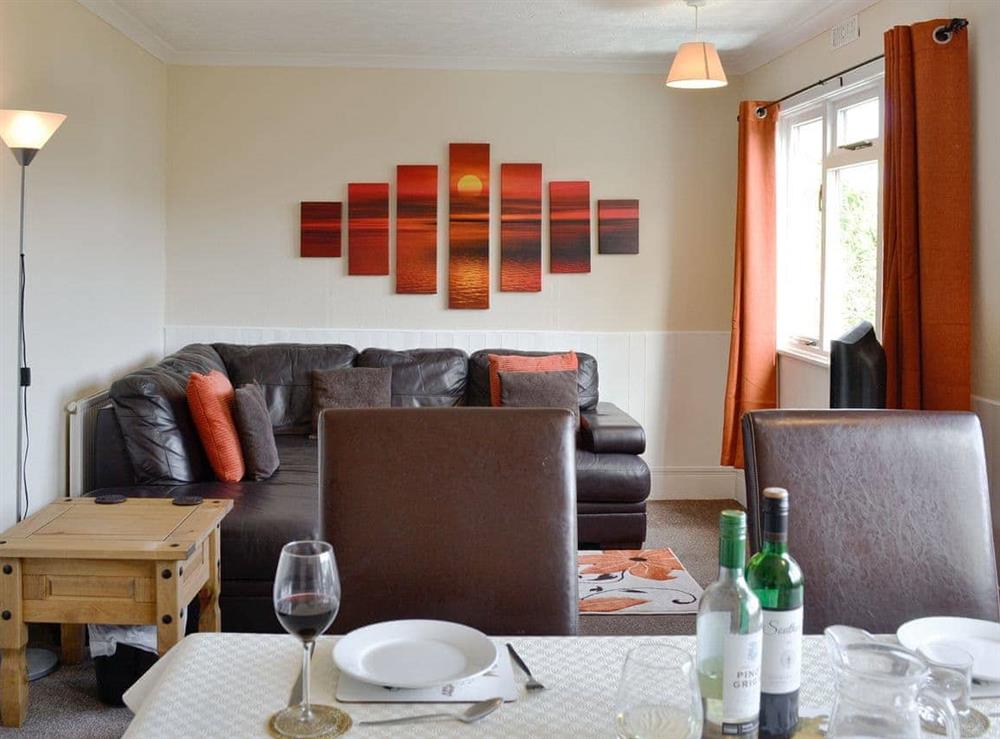 Delightful living room/dining room at Beech Cottage in Ilfracombe, Devon