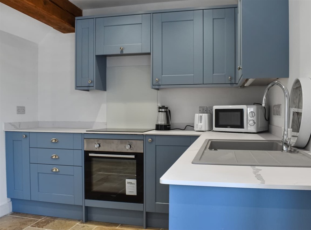 Kitchen at Beech Cottage in Inwardleigh, near Okehampton, Devon