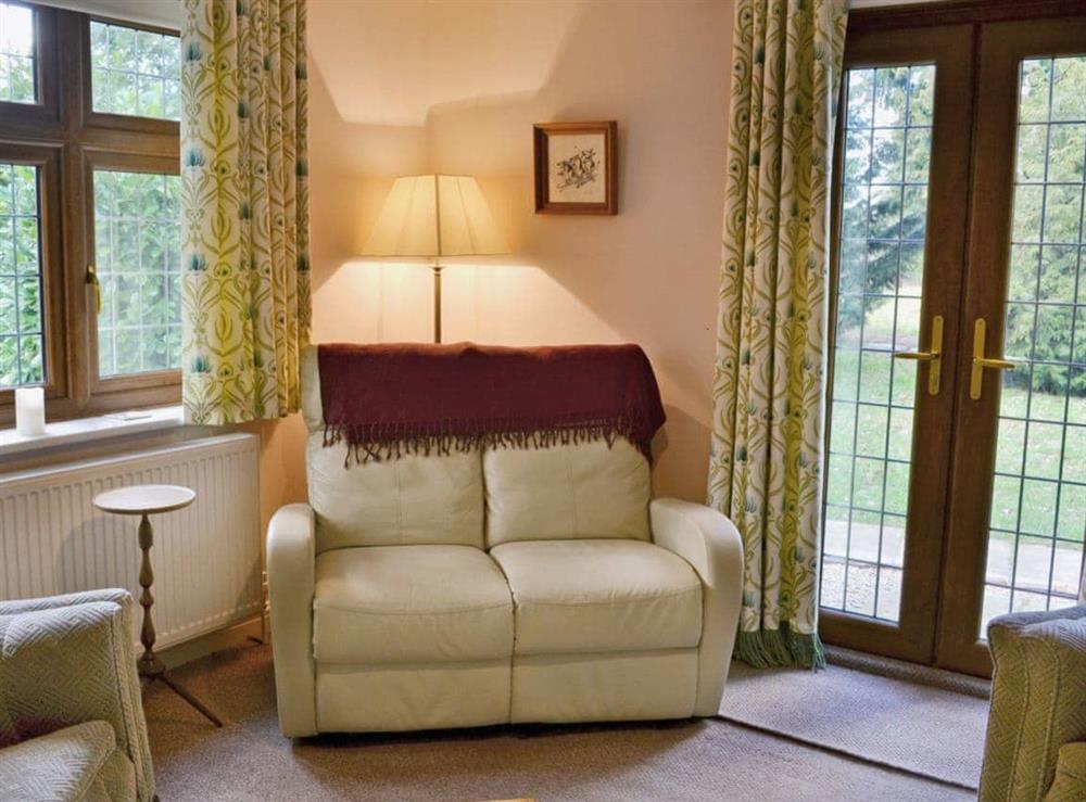 Living room at Beech Cottage in Kirkby on Bain, near Woodhall Spa, Lincolnshire