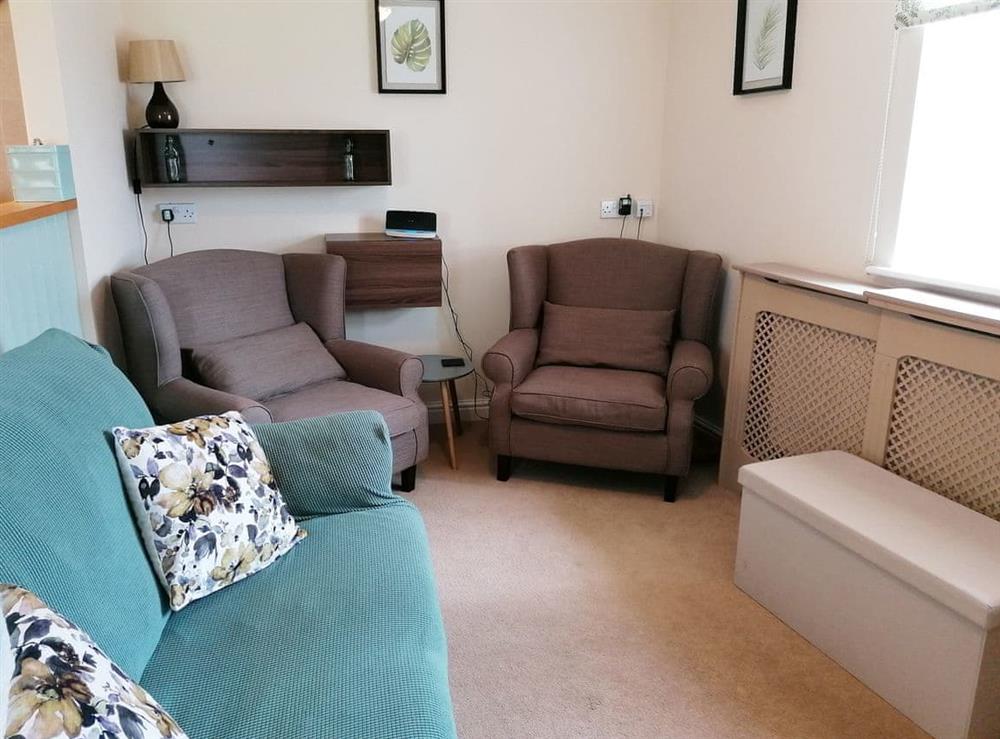 Living area at Beech Cottage in Llanrhaeadr, near Denbigh, Denbighshire