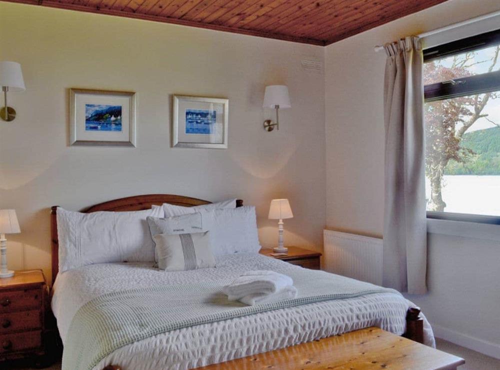 Double bedroom at Beech Cottage  in St Catherines, near Cairndow, Argyll