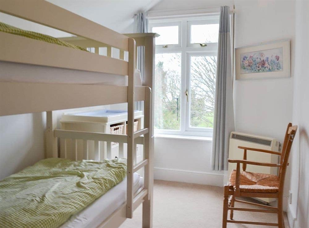 Children’s bunk beds at Beech Cottage in St Lawrence, near Ventnor, Isle of Wight