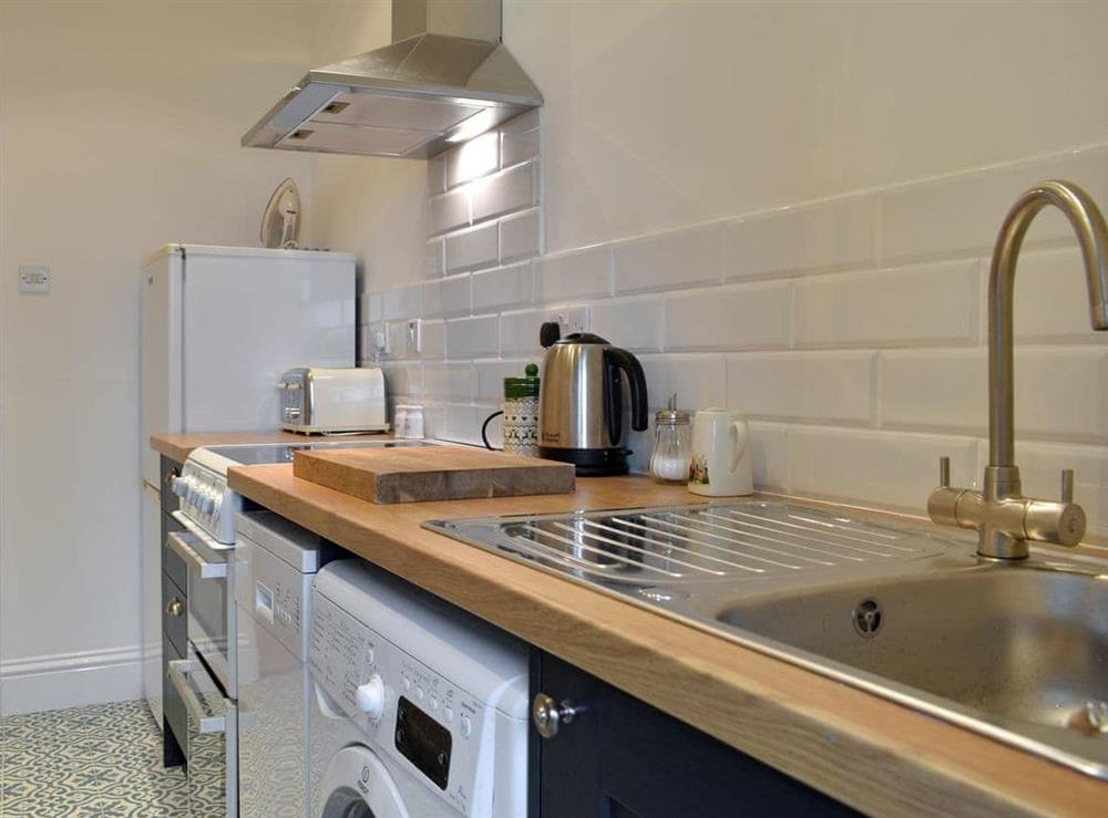 Fully appointed fitted kitchen at Beech Cottage in St Lawrence, near Ventnor, Isle of Wight