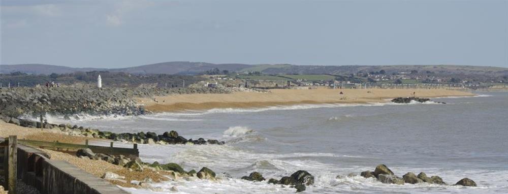 Nearby coastline at Milford on Sea, 10 minute drive at Beech Farm Annexe in Hordle