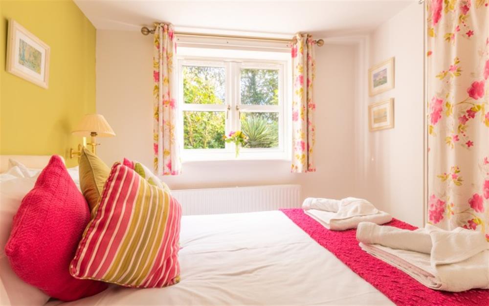 One of the bedrooms at Beech Farm Annexe in Hordle
