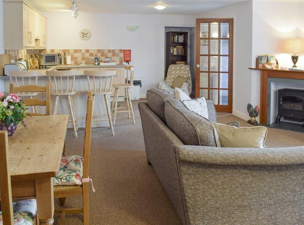 Attractive open-plan living area at Beech Ghyll in Ambleside, Cumbria