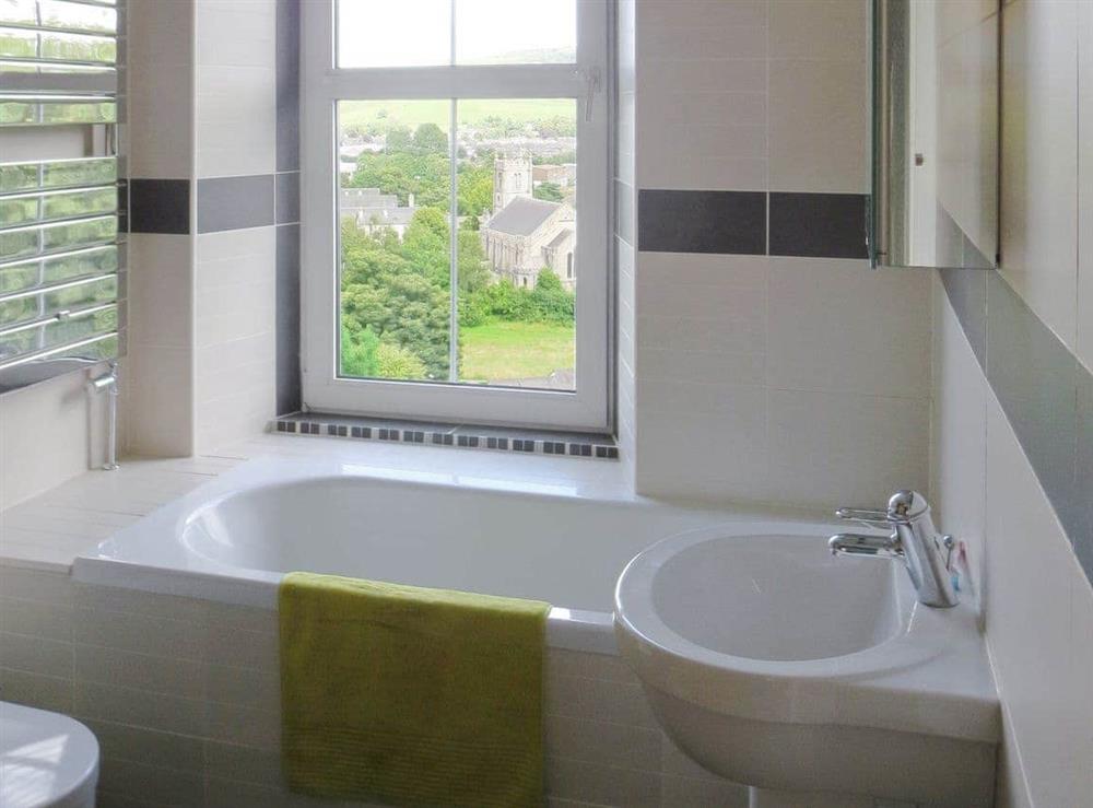 Bathroom with far reaching views at Beech Hill Terrace in Kendal, Cumbria