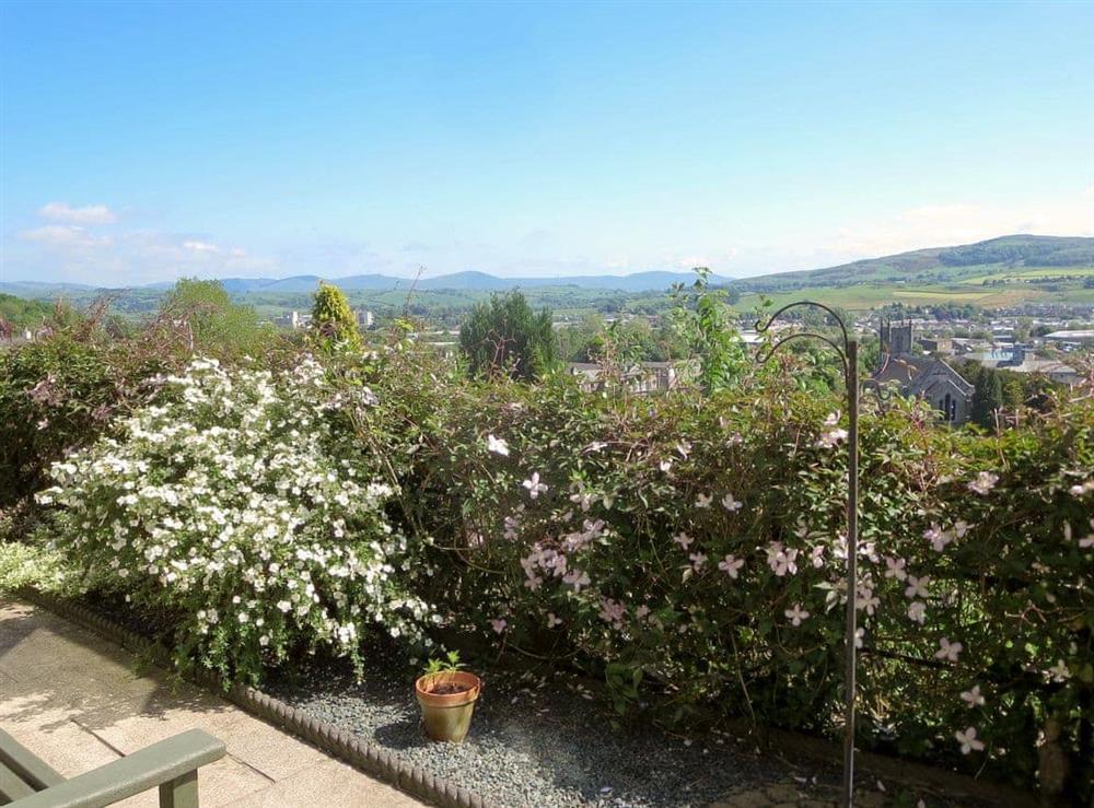 Fabulous, far-reaching views over Kendal, the parish church and to the fells beyond at Beech Hill Terrace in Kendal, Cumbria