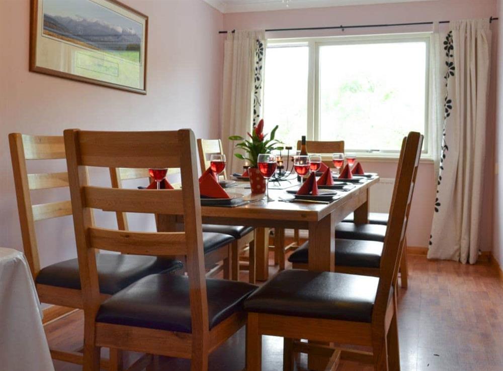 Dining room at Beech House in Fort William, Inverness-Shire
