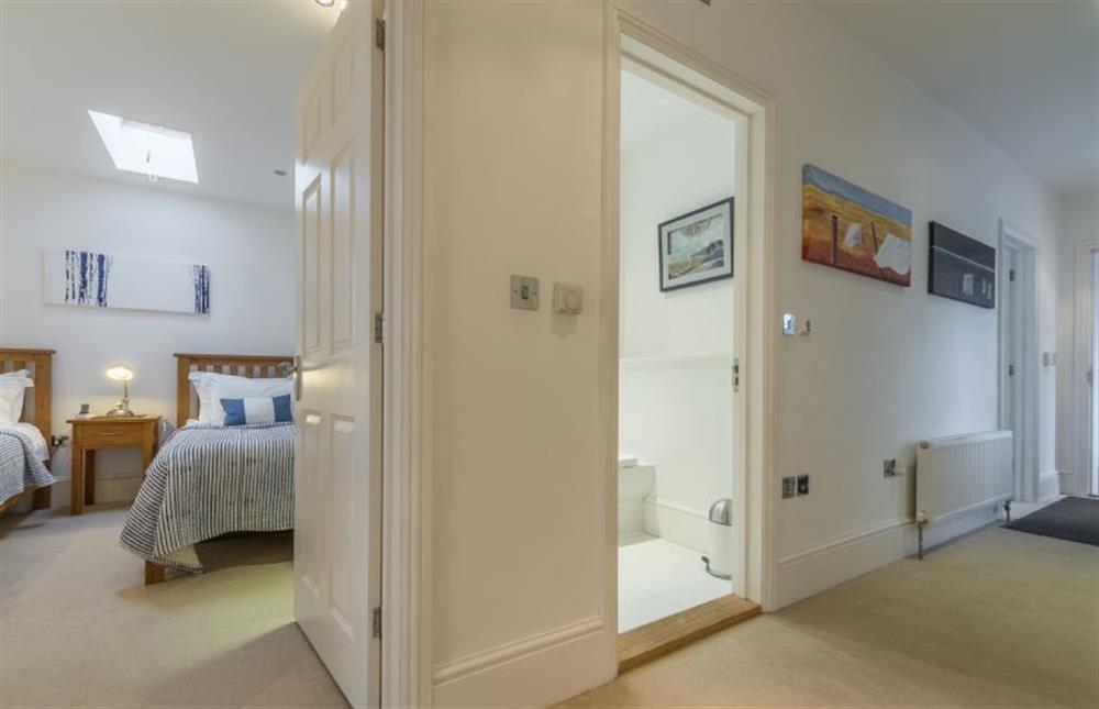 Ground floor: Bedroom three and shower room at Beech House, Little Walsingham