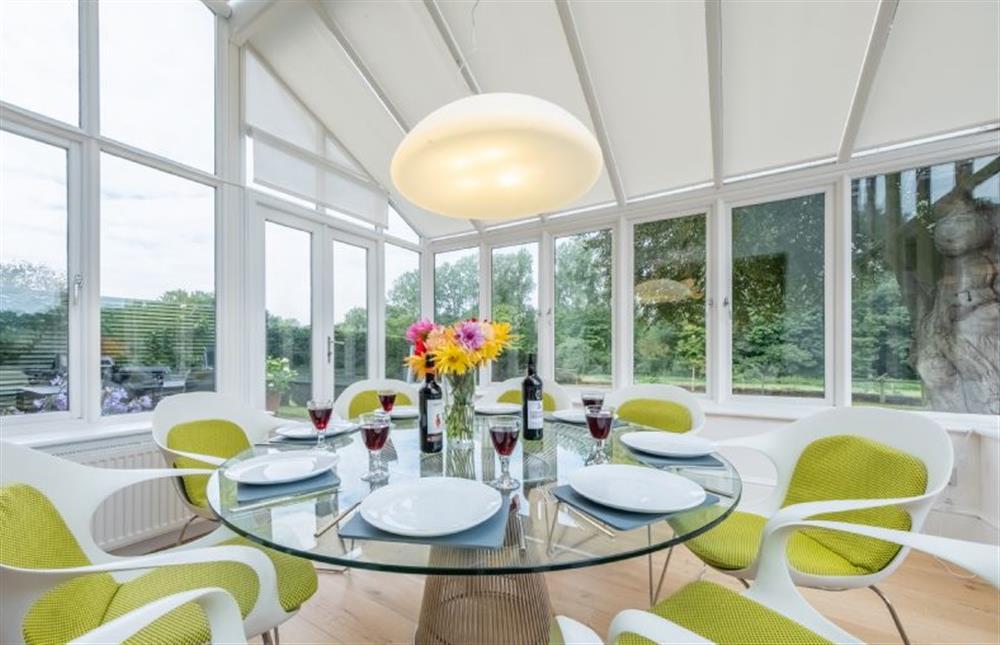 Ground floor: The dining table has seating for eight at Beech House, Little Walsingham