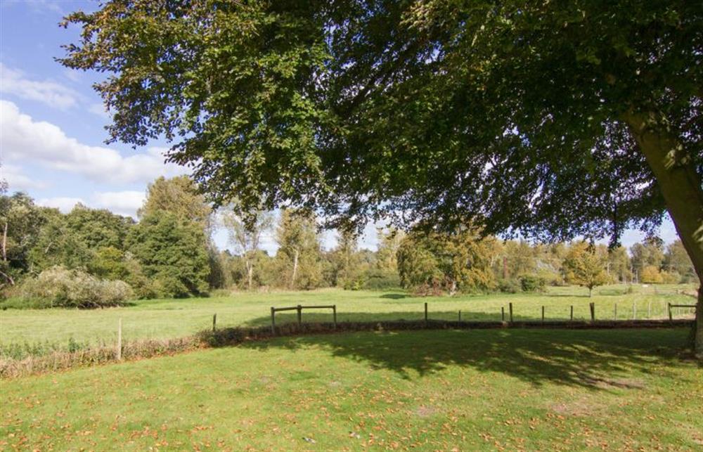 Lovely views from the garden at Beech House, Little Walsingham