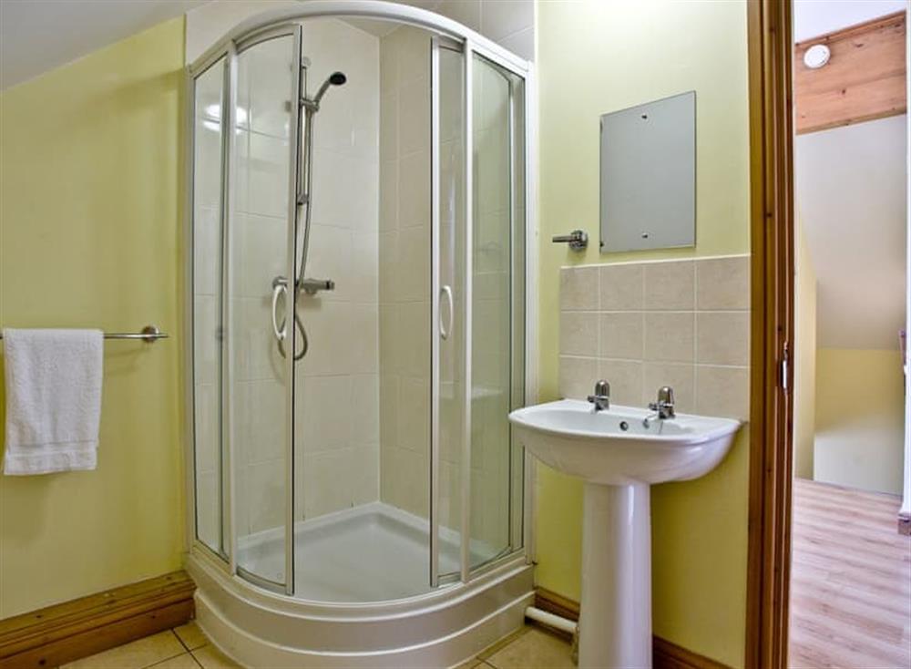 Shower room at Beech Lodge in Watergate Bay & Mawgan Porth, North Cornwall