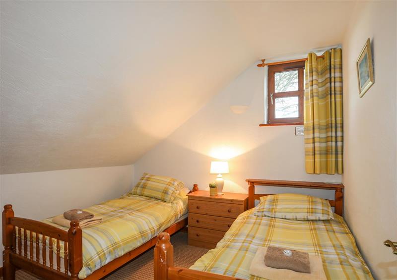 One of the 3 bedrooms at Beech Tree Cottage, Waunfawr