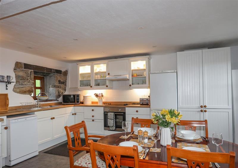 The kitchen at Beech Tree Cottage, Waunfawr