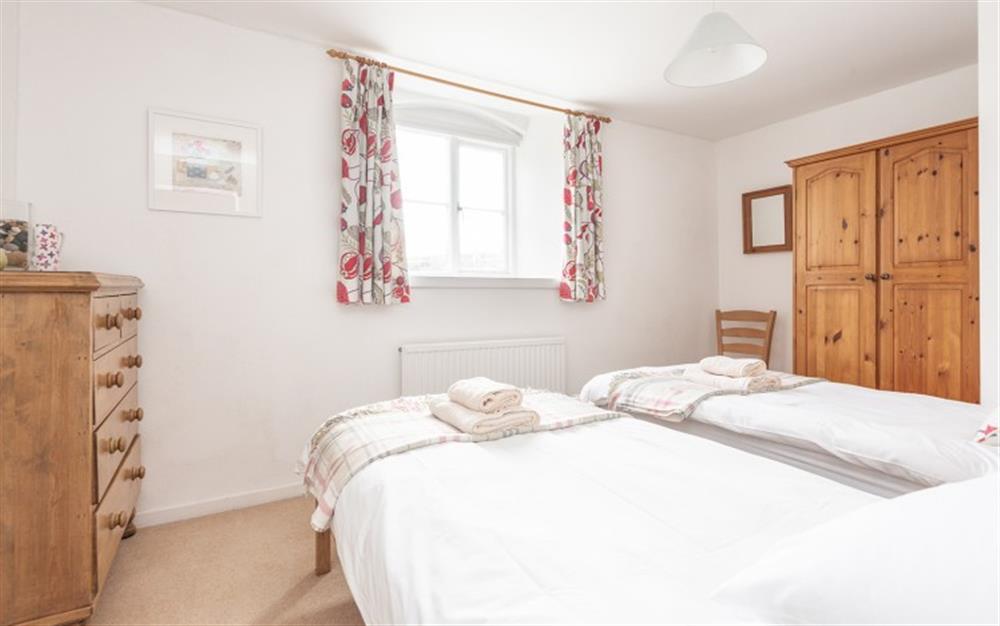 The first twin bedroom. at Beeches in Slapton