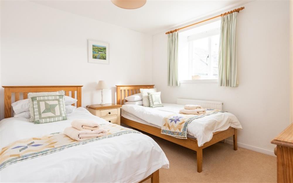 The second twin bedroom. at Beeches in Slapton