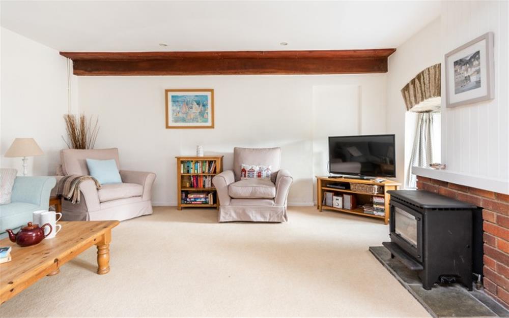 The spacious living area. at Beeches in Slapton