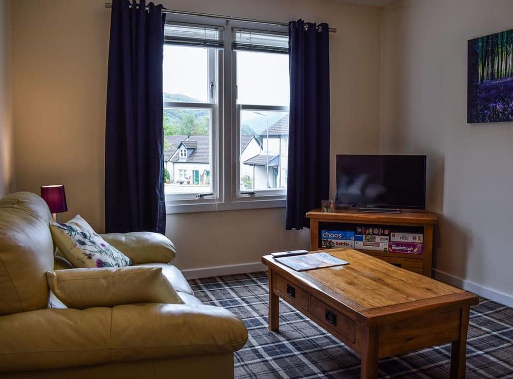 Living room at Beechwood in Arrochar, Dumbartonshire