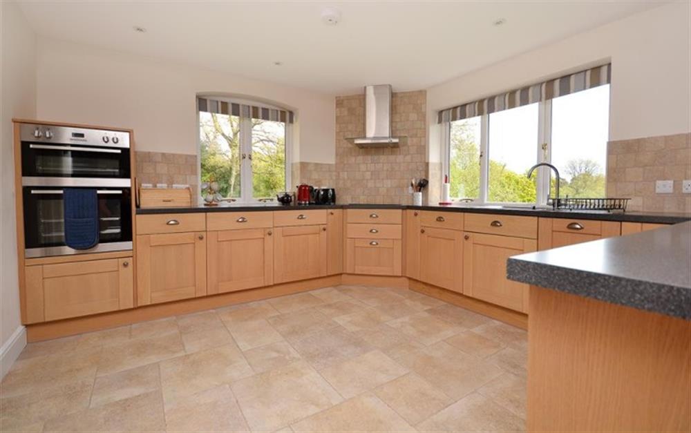 Large kitchen at Beecroft in Minstead