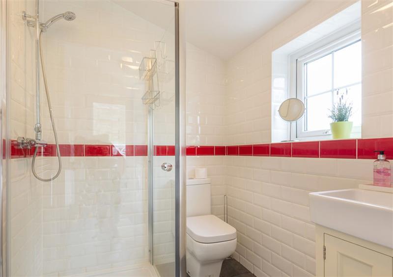 This is the bathroom at Beehive Cottage, Port Isaac