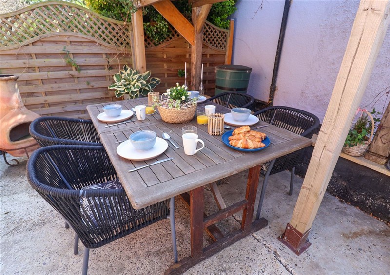 The patio in Beehive at Beehive, Gillingham near Beccles